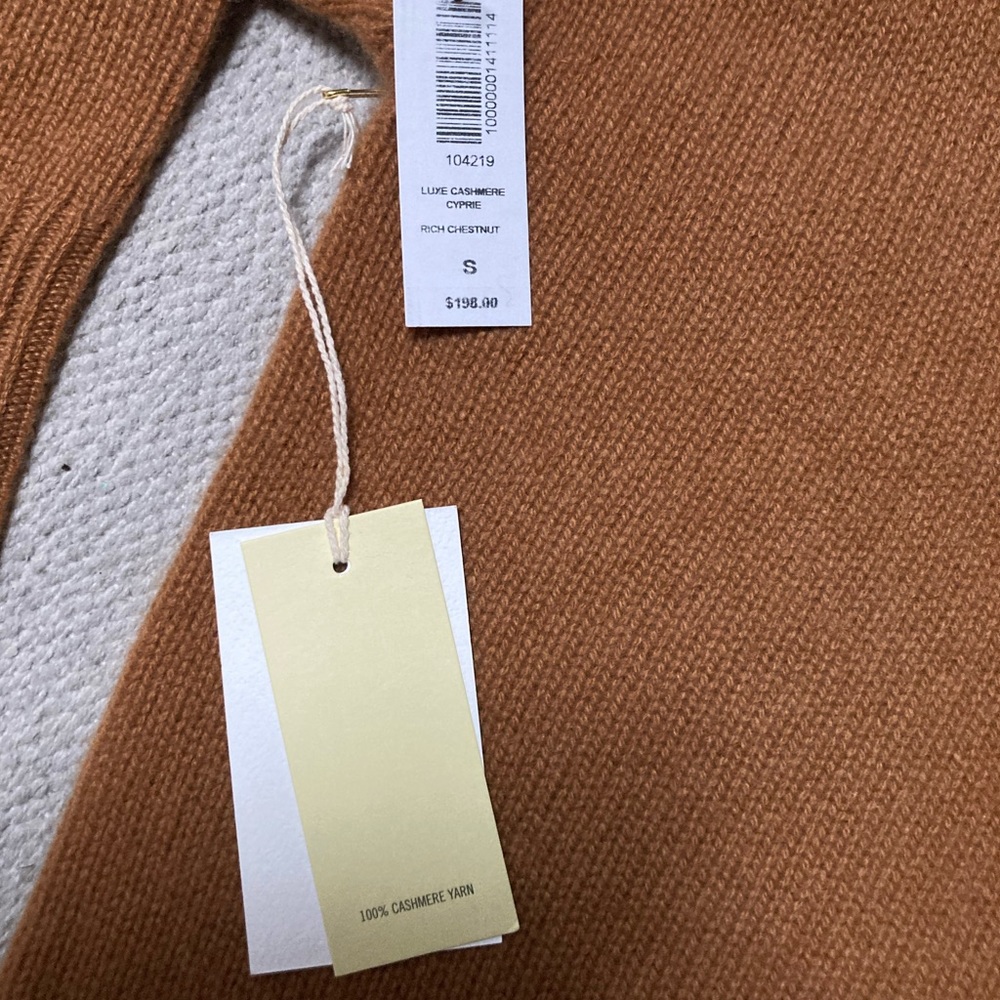 Luxe Cashmere Wilfred Mockneck sweater - Picture 4 of 7